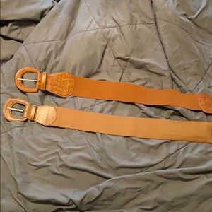 2 dressy belts